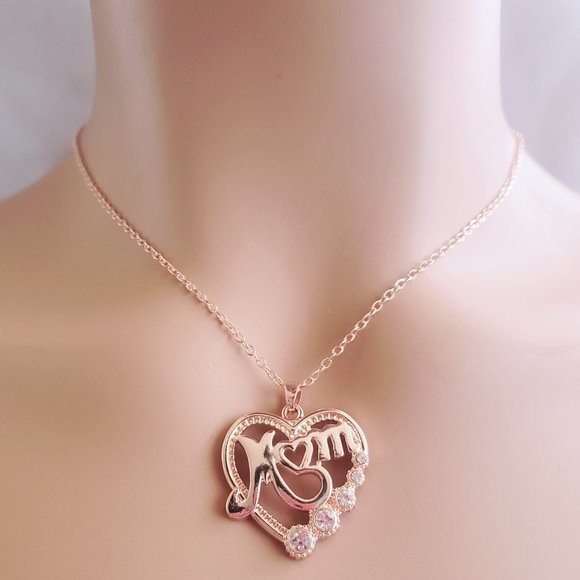 Mom Rosegold Necklace - Picture 1 of 1